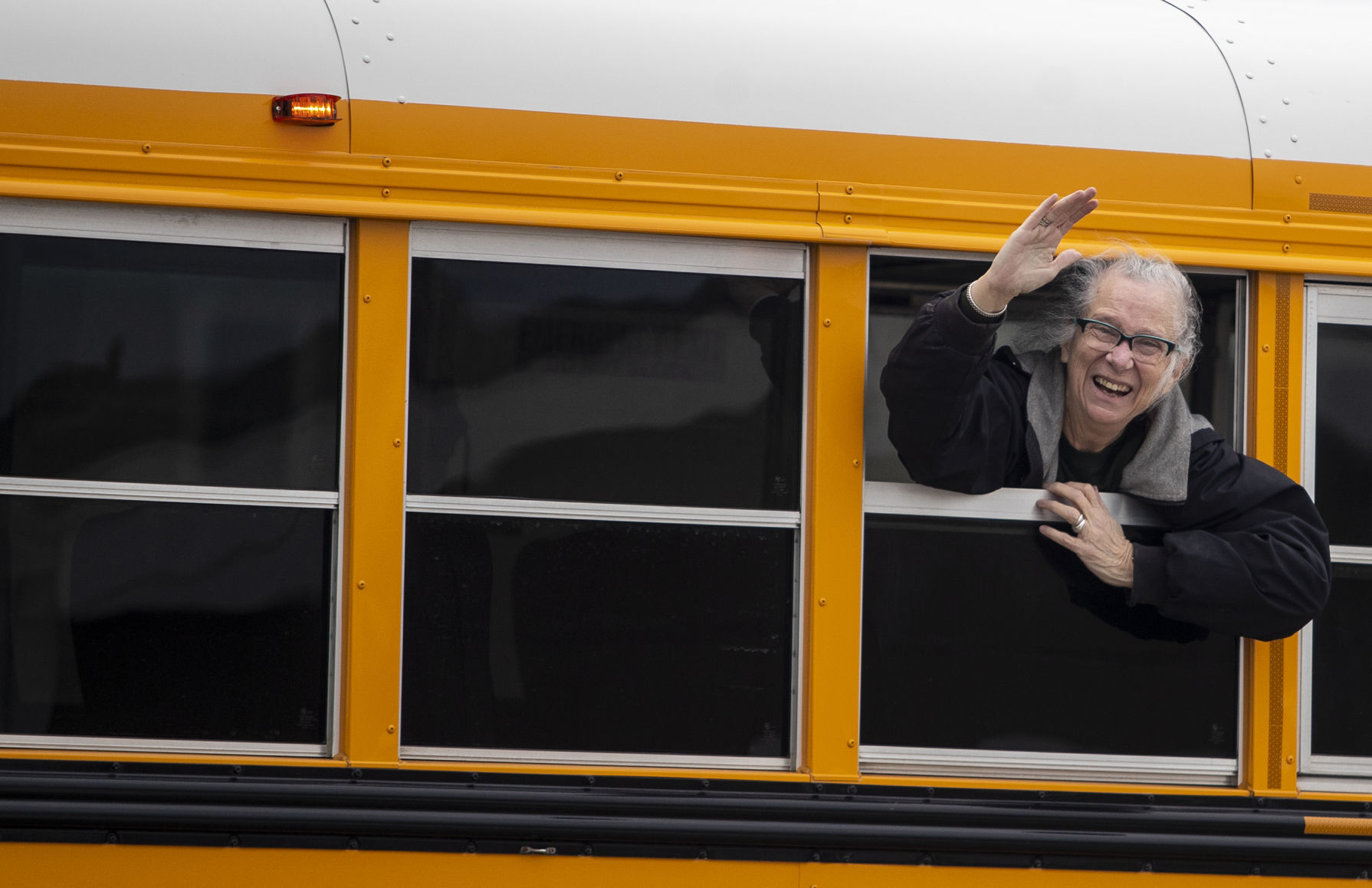Bus parade